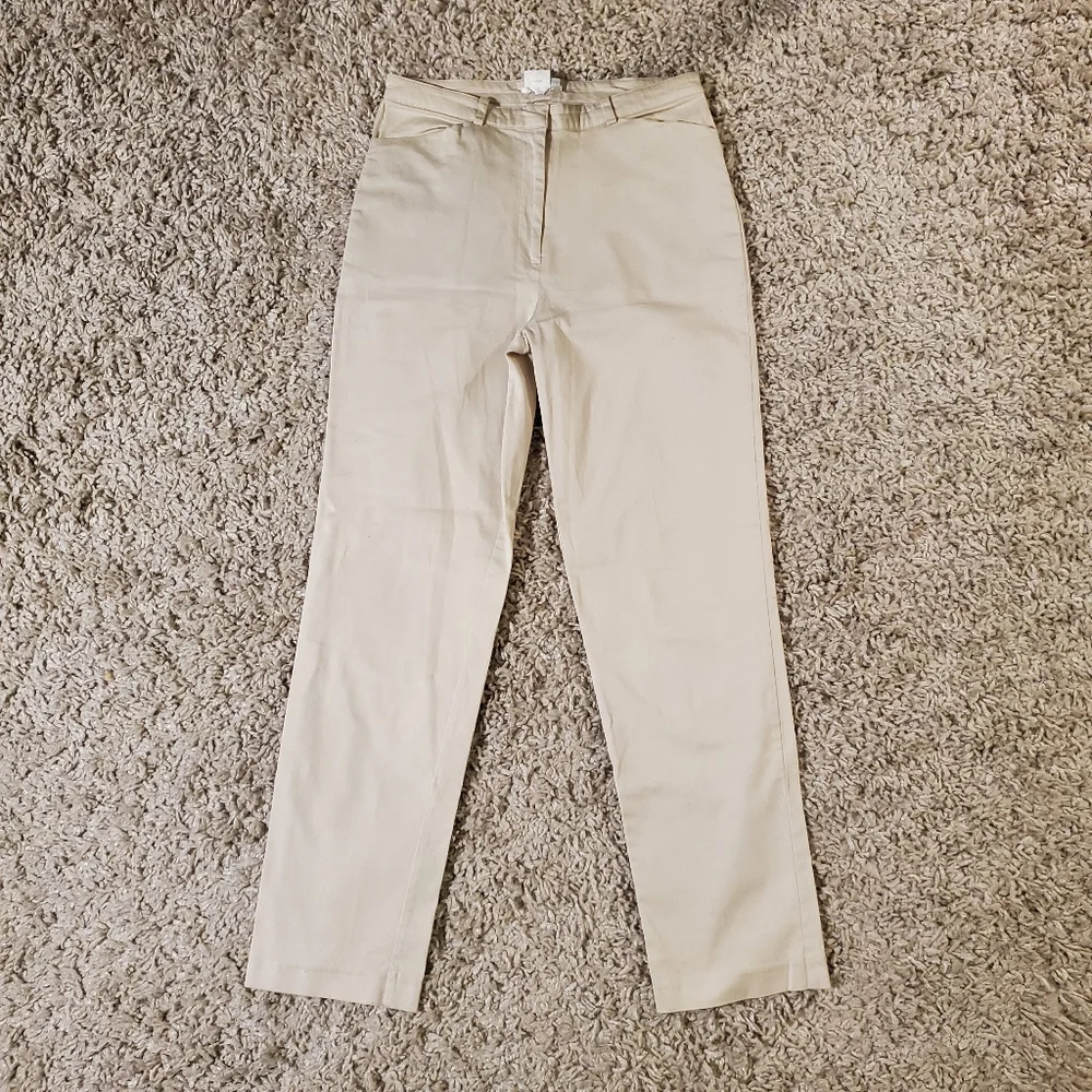 VINTAGE | Comme High waisted beige cream dress pants (Size 10) - Picture 7 of 8